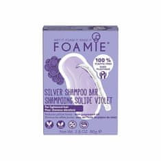 Foamie Trdni šampon za blond in beljene lase Silver Linings (Shampoo Bar) 80 g