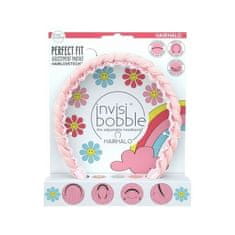 Invisibobble Nastavljiv trak za Hair Halo halo Retro Dreamin ´Eat, Pink, and be Merry