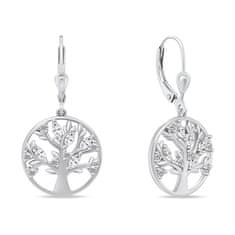 Brilio Silver Priljubljeni srebrni uhani Tree of Life EA311W