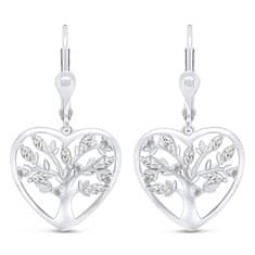 Brilio Silver Priljubljeni srebrni uhani Tree of Life EA312W