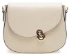 Carla Ferreri Ženska usnjena torbica za čez telo crossbody Beige