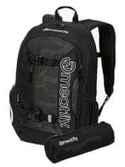 MEATFLY Nahrbtnik Base jumper Rampage Camo / Black Whi