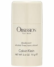 Calvin Klein Obsession For Men - trdi deodorant 75 ml