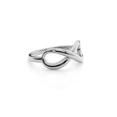 Hot Diamonds Srebrni prstan Hot Diamonds Infinity DR144 (Obseg 52 mm)