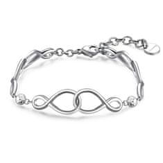 Brosway Elegantna jeklena zapestnica Infinity Ribbon BBN25