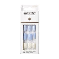 KISS Samolepilni nohti imPRESS Nails Lavender Whisper 30 kos