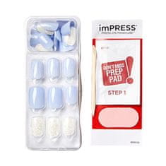 KISS Samolepilni nohti imPRESS Nails Lavender Whisper 30 kos