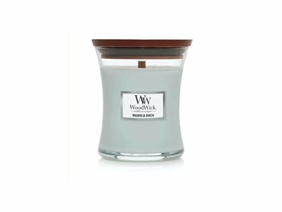 Woodwick Dišeča vaza za sveče majhna Magnolia Breza 85 g