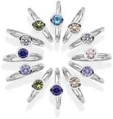 Hot Diamonds Srebrni prstan Emozioni Scintilla Clear Innocence ER018 (Obseg 55 mm)