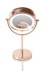 RIO Dvostransko kozmetično ogledalo (Rose Gold Mirror)