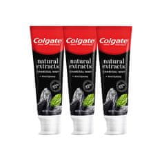 Colgate Beljenje zobna pasta oglja Natura l s Charcoal Trio 3 x 75 mL