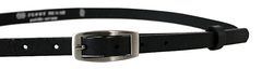 Penny Belts Ženski usnjeni pas 15-2-63 črn (Dolžina pasu 105 cm)