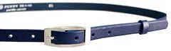 Penny Belts Ženski usnjen pas 15-2-56 temno blue (Dolžina pasu 115 cm)
