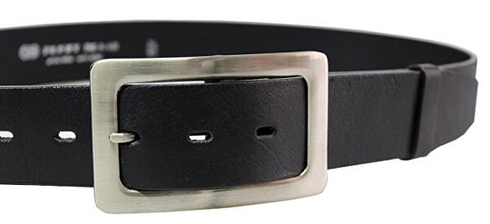 Penny Belts Ženski usnjeni pas 4263 črn