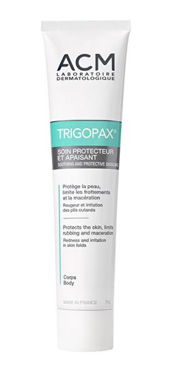 ACM Pomirjujoča in zaščitna nega na področjih trenja kože Trigopax (Soothing and Protective Skincare) po