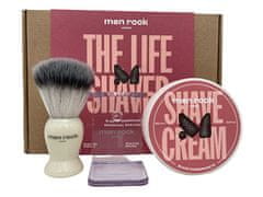 Men Rock London Darilni set za britje Črno granatno jabolko (Shaving Gift Set)