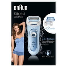 Braun Ženski električni brivnik Lady Style 5160 Blue