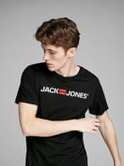 Jack&Jones Moška majica JJECORP 12137126 Black (Velikost XL)