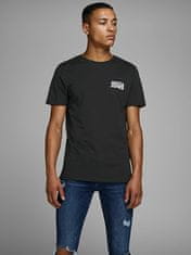 Jack&Jones Moška majica JJECORP 12151955 Black Slim (Velikost L)