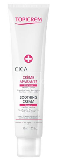 Topicrem CICA (Soothing Cream) obnavljajoča krema za razdraženo kožo