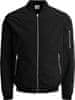 Jack&Jones Moška jakna JJERUSH 12165203 Black (Velikost M)