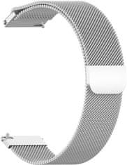 4wrist Milanese Strap - Silver (Širina 16 mm)