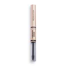 Makeup Revolution Svinčnik za obrvi (Laminate Brow) obrv) 2,1 g (Odtenek Ash Brown)