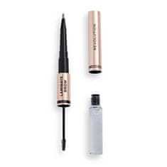 Makeup Revolution Svinčnik za obrvi (Laminate Brow) obrv) 2,1 g (Odtenek Ash Brown)