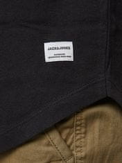 Jack&Jones Moška majica JJENOA 12113648 Black (Velikost L)