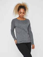 Vero Moda Ženski pulover VMNELLIE Sproščeno Fit 10220902 Srednje Grey Melange (Velikost XS)