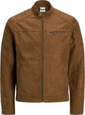 Jack&Jones Moška jakna JJEROCKY 12147218 Cognac (Velikost L)