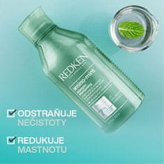 Redken Amino mint čistilni šampon za občutljivo kožo in hitro mastne lase (Shampoo) (Neto kolièina 300 ml)