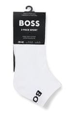 Hugo Boss 2 PAKET - moške nogavice BOSS 50469859-100 (Velikost 39-42)