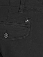 Jack&Jones JPSTPAUL JJFLAKE Slim Fit 12139912 Black moške hlače (Velikost 36/34)