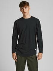 Jack&Jones Moška majica s kratkimi rokavi JJENOA Long Line Fit 12190128 Black Relaxed (Velikost L)