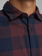 Jack&Jones Moška srajca JJEGINGHAM Slim Fit 12181602 Port Royale (Velikost XL)