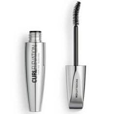 Makeup Revolution Maskara za zavite trepalnice Curl Elevation (Curling Mascara) 8 g (Odtenek Black)