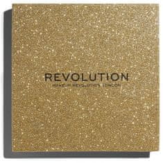 Makeup Revolution (Pressed Glitter Palette) 9 x 1,2 g (Odtenek Illusion)