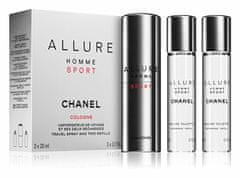 Chanel Allure Homme Sport Cologne - EDC 20 ml (steklinica za polnenje) + polnilo 2 x 20 ml