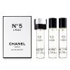 Chanel No. 5 L`Eau - EDT polnilo (3 x 20 ml)