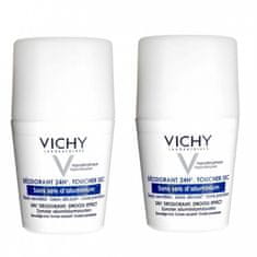 Vichy Set krogličnih deodorantov za občutljivo kožo 2 x 50 ml