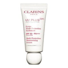 Clarins Večnamenska zaščitna emulzija SPF 50 UV Plus Anti-onesnaževanje (Multi Protection Moisturizing Scree (Odtenek Translucent)