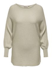 Only Carmakoma Ženski pulover CARADALINE LIFE 15257227 Pumice Stone (Velikost 3XL/4XL)