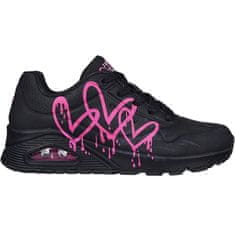 Skechers Čevlji črna 37.5 EU Uno Dripping In Love