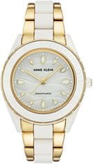 Anne Klein Analogna ura Solar Ocean Plastic AK/3910WTGB