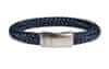 AZE JEWELS Mainroyal Marine Royal Blue tekstilna zapestnica AZ-BT001-E (Dimenzije 19,5 cm - M)