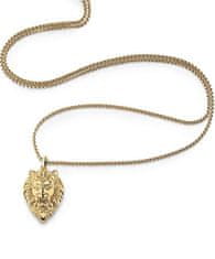 Guess Pozlačena ogrlica z levjim kraljem Lion King JUMN01387JWYGT / U