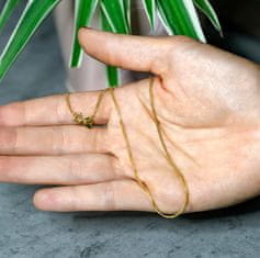 Beneto Exclusive Fina pozlačena verižica iz zlata in srebra (Dolžina 42 cm)
