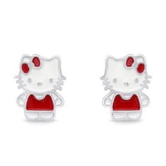 Brilio Silver Ljubki srebrni uhani Hello Kitty EA712W