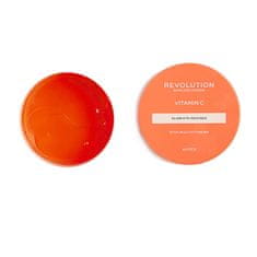 Revolution Skincare Gel blazinice z Vitamin C (Glow Eye Patches) 30 parov